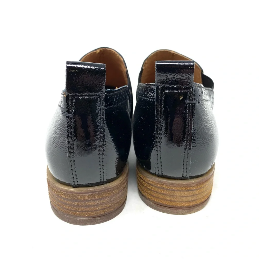 Josef Seibel Sienna 91 Women’s Black Patent Leather Slip-On Comfort Shoe Size 36